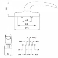 martellina SISSY disegno tecnico